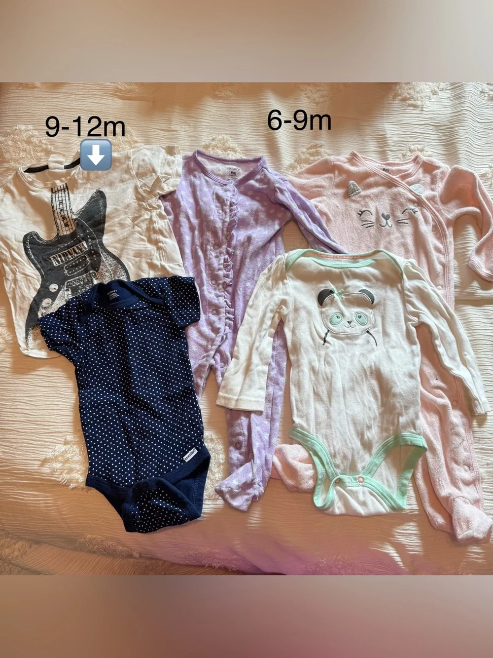 Baby girl 27 items size NB-12 months
